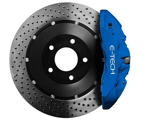 Blue brake caliper - d,