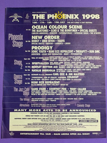 Phoenix festival 1998 - festival,