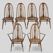 6 Ercol Windsor Swan Bow Back