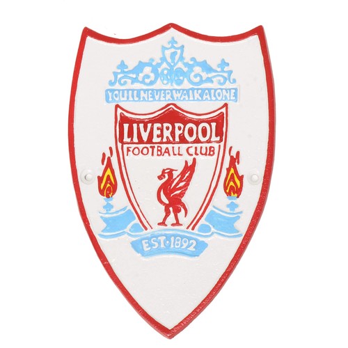 Liverpool football cast iron - football,