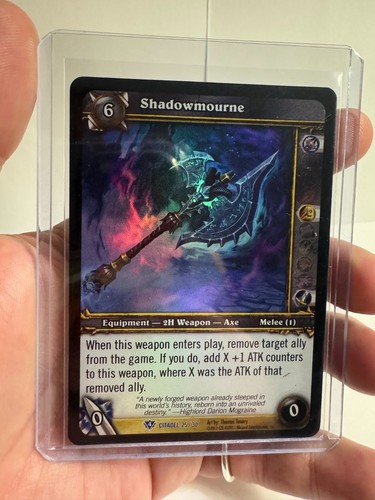 Shadowmourne wow tcg - shadowmourne,