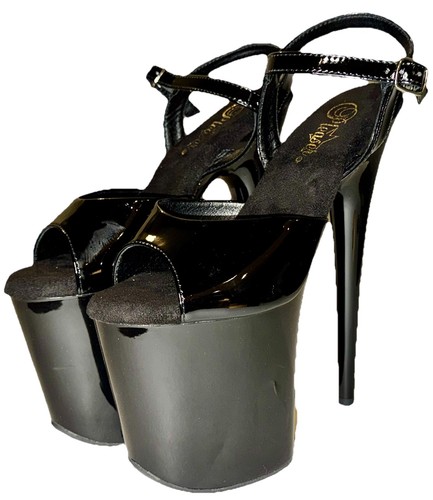Pleaser flamingo 809 black - pleaser, flamingo-809