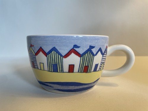 Poole pottery beach huts mug - poole,