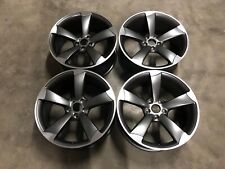 20" 4x TTRS DEEP CONCAVE Style Alloy Wheels - Satin Gun Metal - Audi A5 A7 S5
