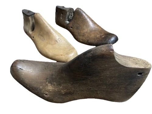 Antique vintage wooden shoe - shoe, /