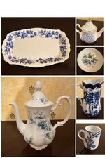 Spode Various China Set - Blue