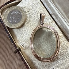 Large vintage antique 9ct - vintage,