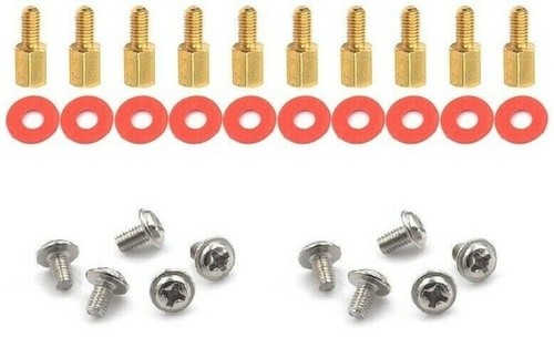 10x brass standoff 5mm pc - standoff,