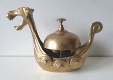 Brass Dragon Table Bell, Hotel Counter Bell, Office Bell, Takeaway Bell