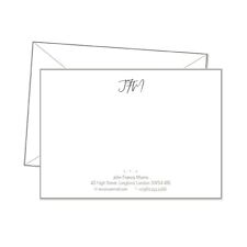 Monogram Correspondence Card / Letters - Personalised writing paper, A6 A5 A4