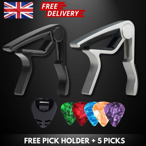 Guitar capo for acoustic and - acoustic,