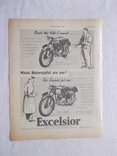 Excelsior motorcycle original - excelsior,