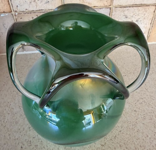 Murano quad handled iridescent - murano,