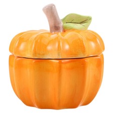  Pumpkin Sweet Jar Ceramic Jars with Lids Airtight Kitchen Food Storage