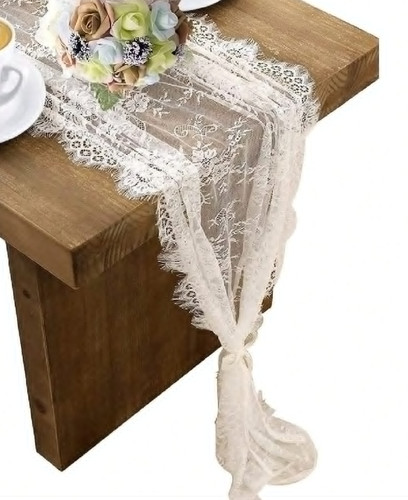 Pack white lace table - 24,