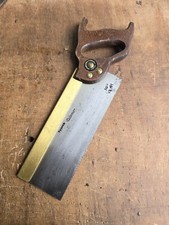 Vintage Tyzack Talisman Tenon Saw 10" 12 TPI