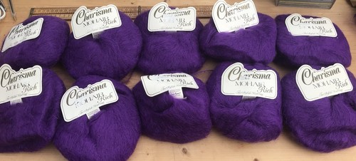 Vintage mohair wool balls - mohair,