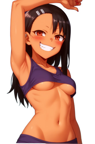 Nagatoro evil smile - smile, car