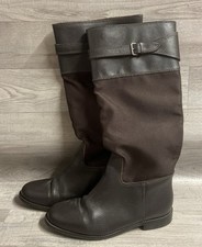 Zara Brown Leather Boots