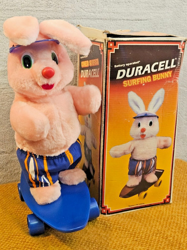Vintage duracell surfing bunny - vintage,