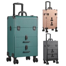 Large Makeup Trolley Case 3 in