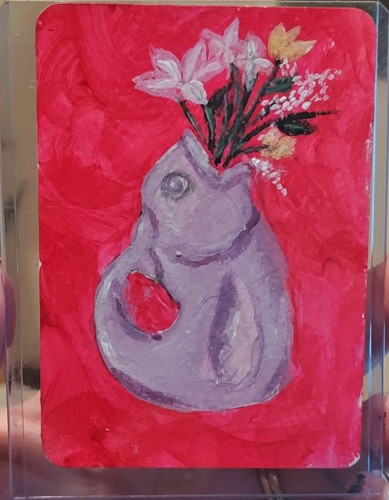 Original aceo art card vintage - aceo,