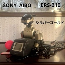 SONY AIBO ERS-210 Gold Dog Type Robot Used from Japan