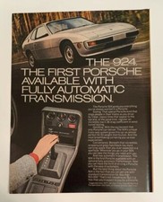 1977 Porsche 924 Print Ad