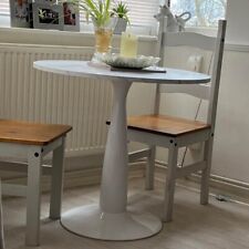 Round Industrial Dining Table