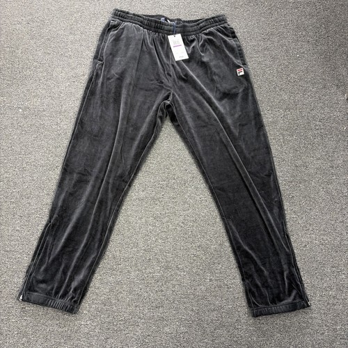 Fila velour pants black size - pants,
