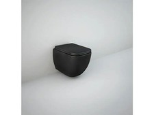 Hanging Toilet RAK Ceramics Metropolitan, Rimless, Black - A