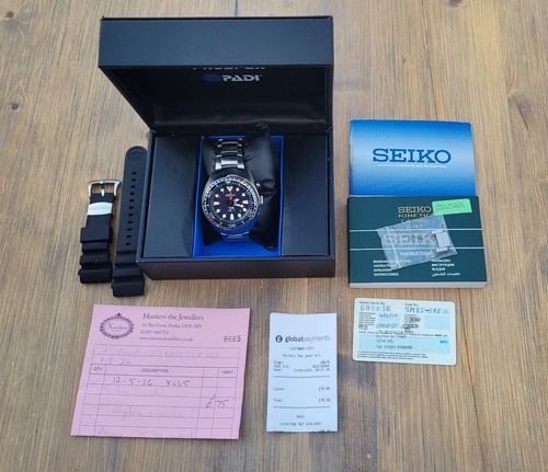 Seiko padi gmt kinetic - gmt, sun065