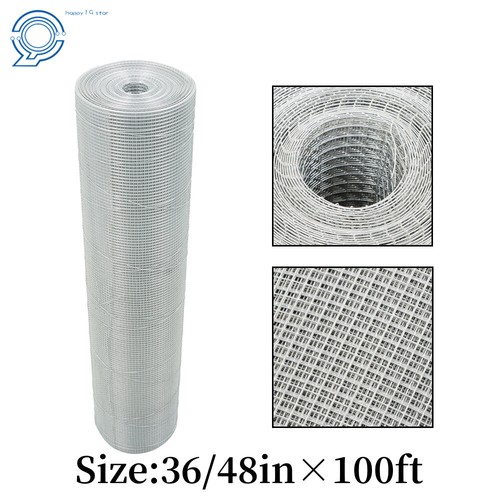 4in 100 galvanized - 1/4in, 36/48"×100'