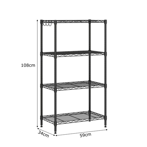 Adjustable wire shelving unit - adjustable,