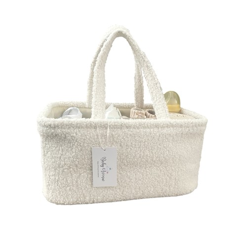 Cream teddy fleece - fleece, caddy