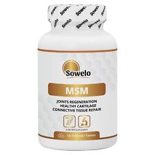 MSM Tablets – Organic Sulfur for Joints, Mobility & Flexibility Support – Sowelo