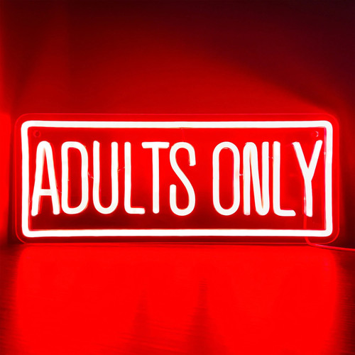 Adults only neon - neon, adutls