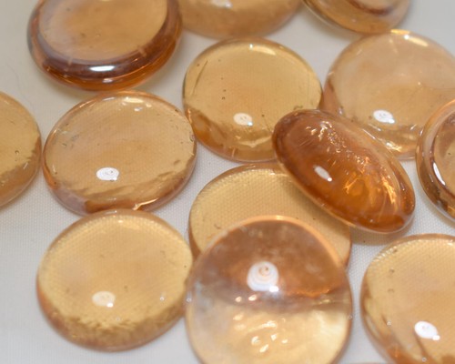 Round glass pebbles - round, stones
