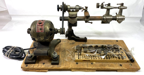 Vintage watchmaker bench lathe - vintage,