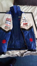TYCO Suzuki Official Waterproof Team Jacket Blue/White Suzuki Collection Size XS