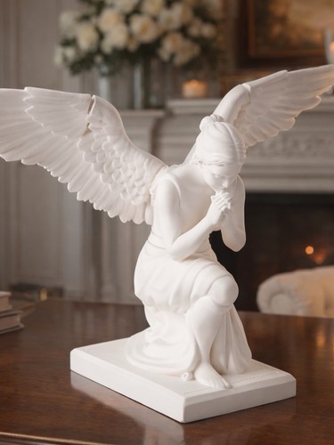 Kneeling praying angel - kneeling,