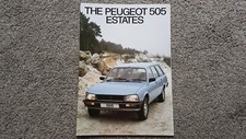 PEUGEOT 505 ESTATE 24 PAGES