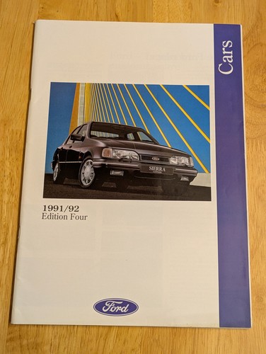 Ford range brochure 1991 inc - brochure,