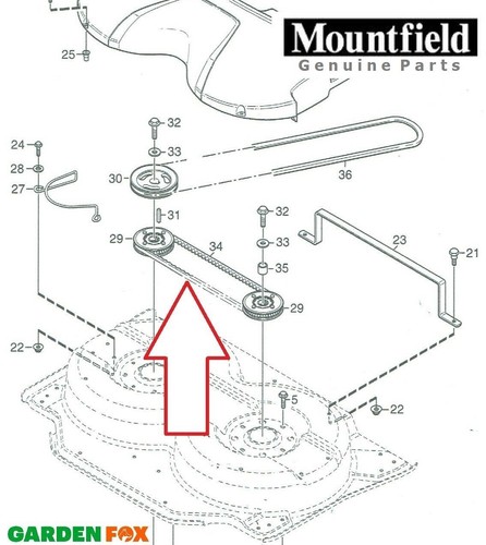 Genuine mountfield 4155h 105c - genuine,