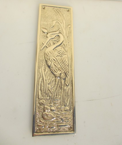 Brass finger plate - finger, door