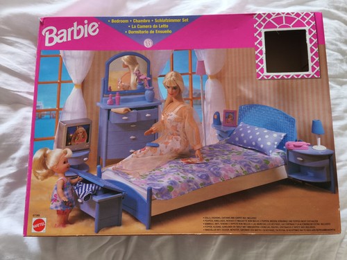 Barbie bedroom furniture set - barbie,