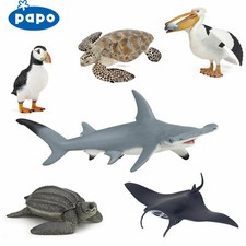 PAPO Wild Animal Kingdom OCEAN  - SHARKS, WHALES, PENGUINS ETC - Choice of 44
