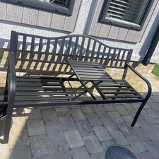 3 Seater Metal Garden Bench