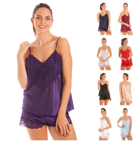 Ladies satin camisole french - ladies,