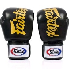 Fairtex BGV19 10oz Deluxe Boxing Gloves Black & Gold